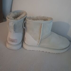 UGG Beige Shearling Boots
